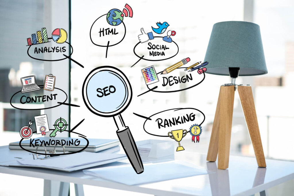 SEO Services in Indore by Digital Orb including keyword research, content optimization, technical SEO, and search engine ranking strategies.