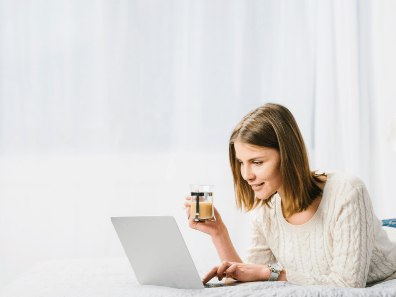 Customer browsing skincare products on an ecommerce category page
