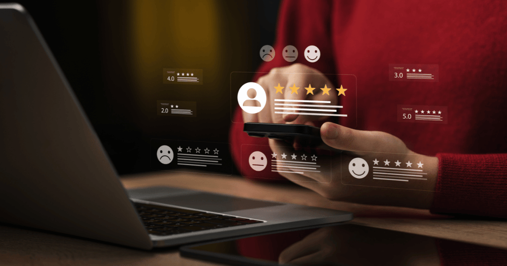 Genuine customer reviews supporting local business trust