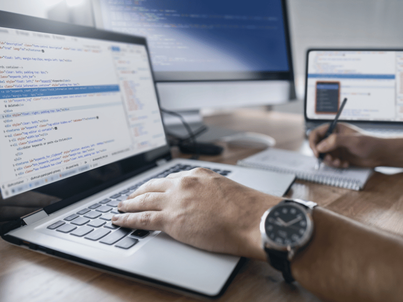 Technical SEO specialist analyzing website performance and technical issues